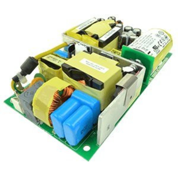 Cui Inc AC to DC Power Supply, 90 to 264V AC, 24V DC, 365W, 15.2A, Chassis VMS-365-24